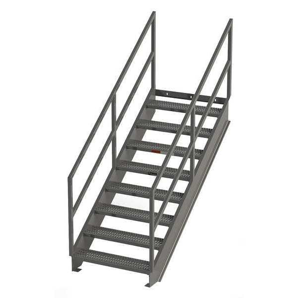 Industrial Stairway, 8 Steps, 63