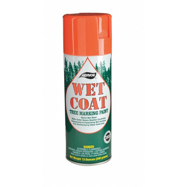 Tree Marking Paint, 12 oz., Orange, Solvent -Based
