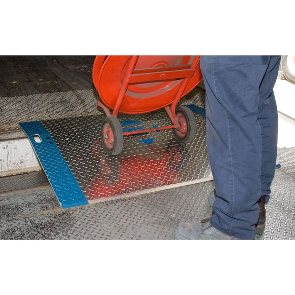 Dockplate, Aluminum, 6265 lb, 36 x 48 In