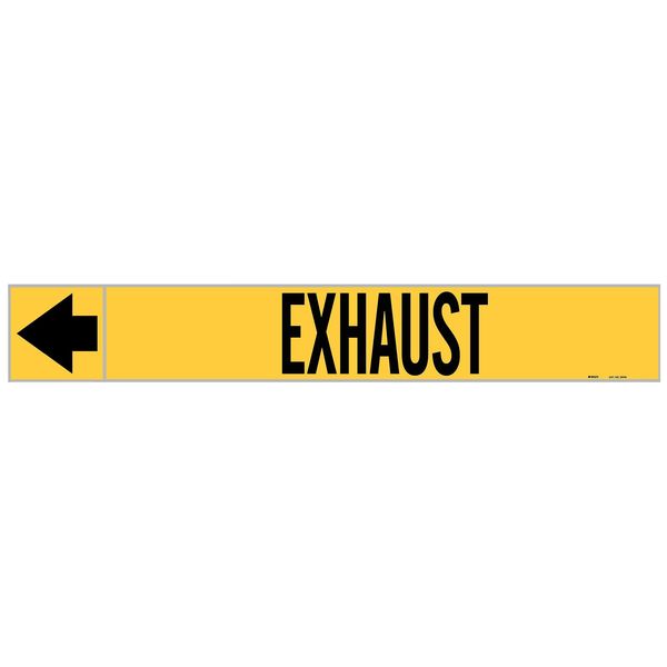 Pipe Marker, Exhaust, 1 In.H