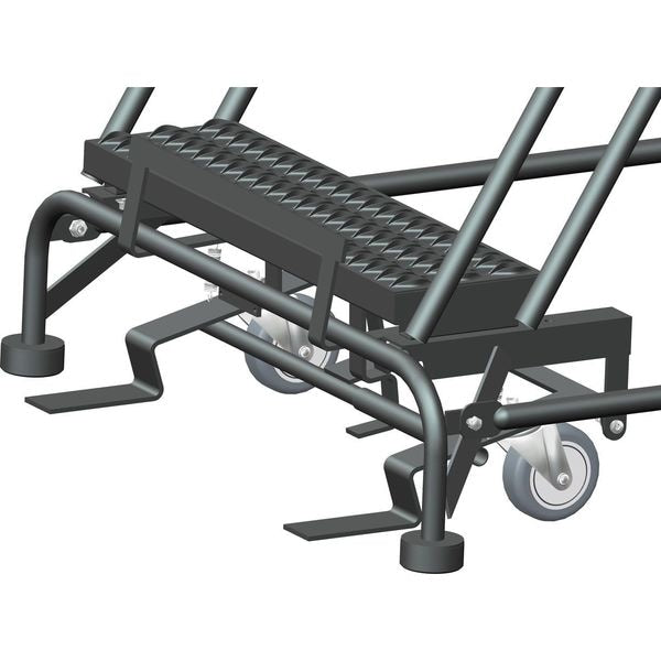 Roll Work Platform, Steel, Single, 70 In.H
