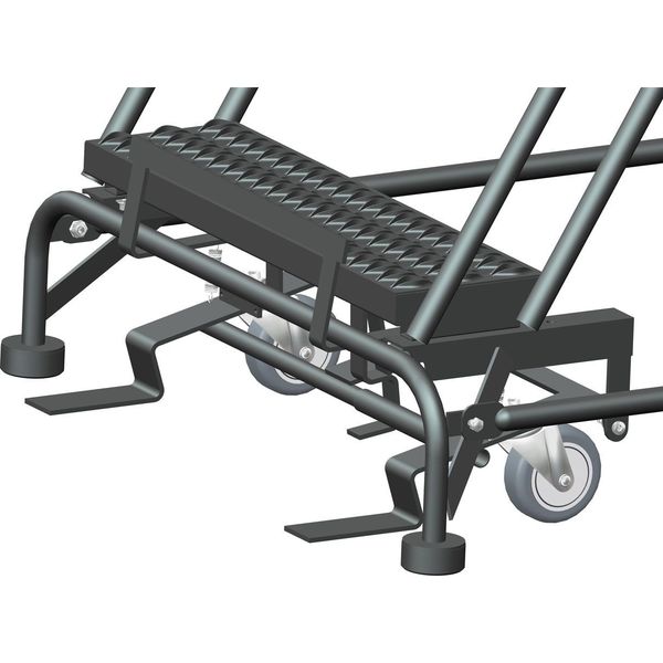 Roll Work Platform, Steel, Single, 70 In.H