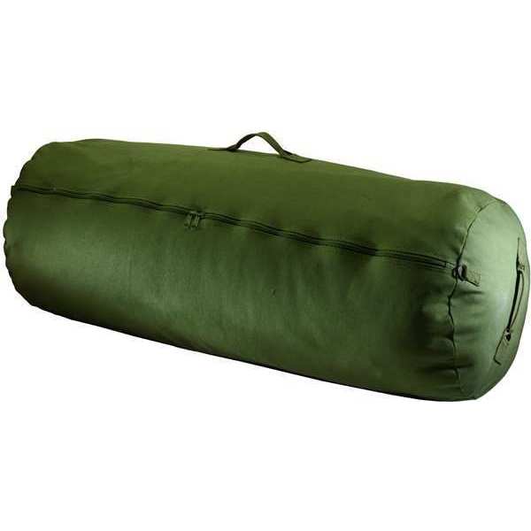 Duffel Bag, Canvas, Olive Green, 30