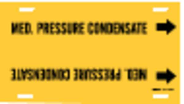 Pipe Marker, Med. Pressure Condensate, Yel, 4094-G