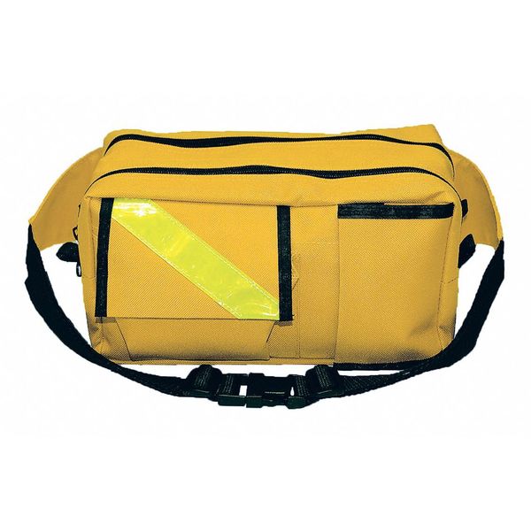 Fanny Pack, Nylon, Yellow, 10inx6inx5in.