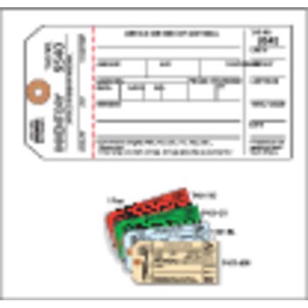 Inspection Tag, Cardstock, Inventory, PK100