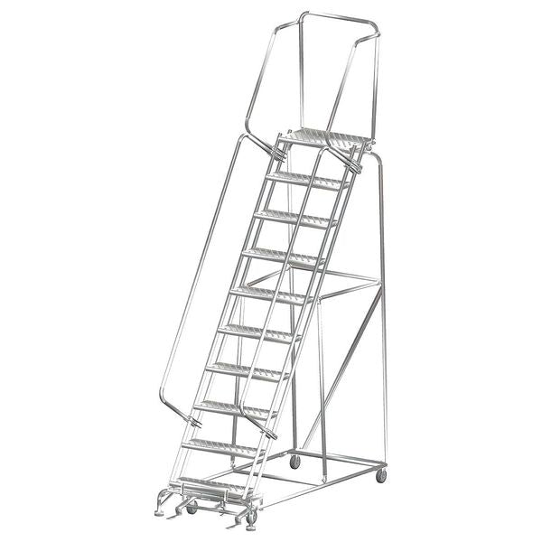 Lockstep Roll Ladder, T304 Steel, 100 in.H