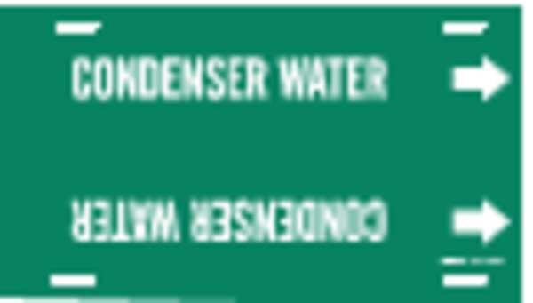 Pipe Marker, Condenser Water, 6to7-7/8 In