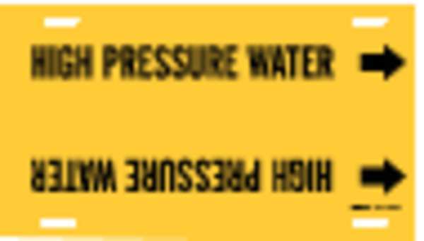Pipe Mrkr, High Pressure Water, 6to7-7/8In