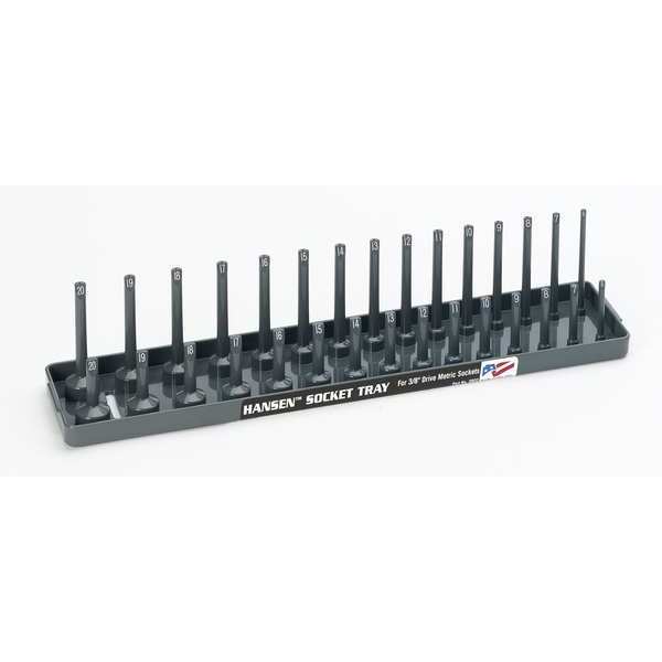 Socket Tray, 3/8 In Dr, Metric, Std/Deep