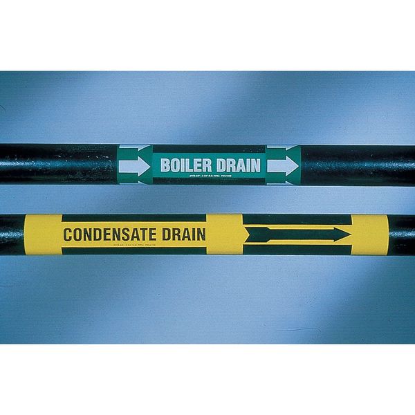 Pipe Markr, Natural Gas, Y, 2-1/2to3-7/8 In