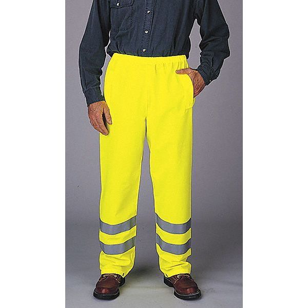 Breathable Pants, High Visibility Yellow, Size 30