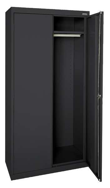20/22 ga. ga. Steel Storage Cabinet, 46 in W, 72 in H, Stationary