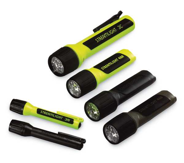 Black No Led Industrial Handheld Flashlight, 67 lm