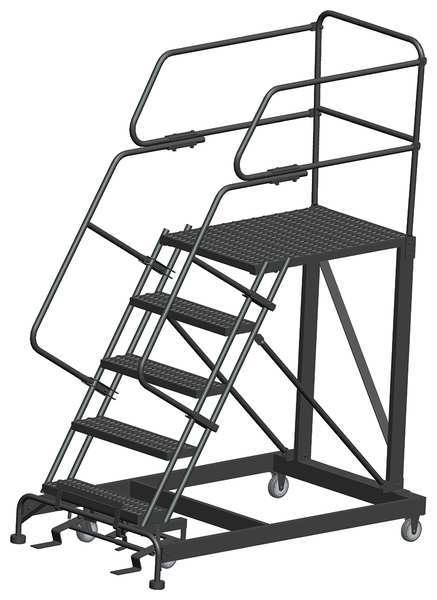 Roll Work Platform, Steel, Single, 50 In.H