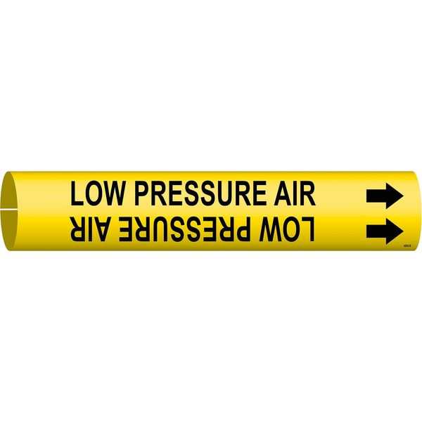 Pipe Mrkr, Low Pressure Air, 2-1/2 to3-7/8