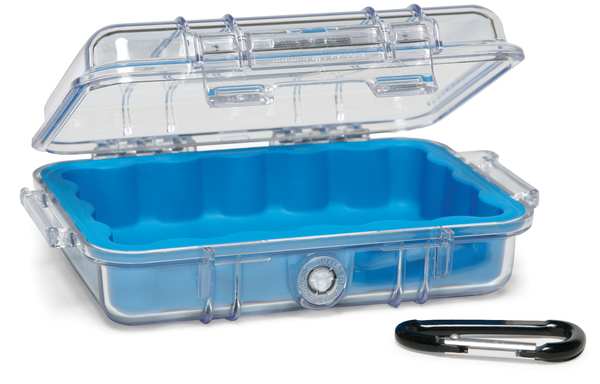 Micro Case, Blue, 6.82 x 4.75 x 2.12 In
