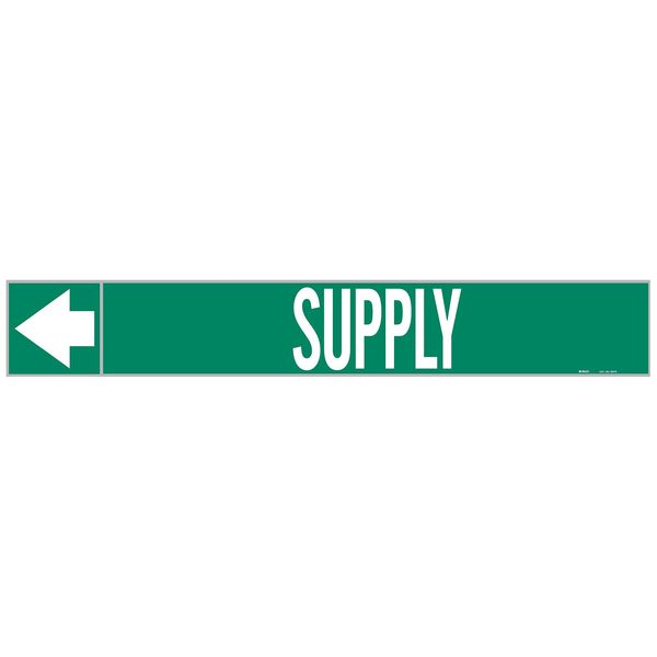 Pipe Marker, Supply, 1 In.H, 20472