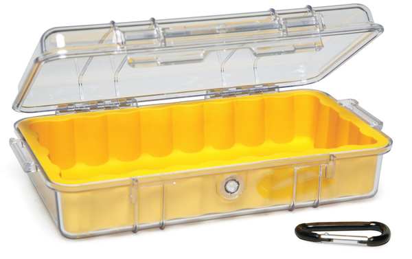 Micro Case, Yellow, 9.37 x 5.56 x 2.62 In