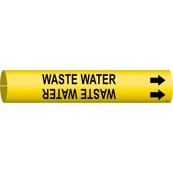 Pipe Markr, Waste Water, Y, 1-1/2to2-3/8 In, 4152-B