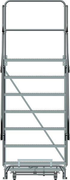 Roll Work Platform, Steel, Single, 70 In.H