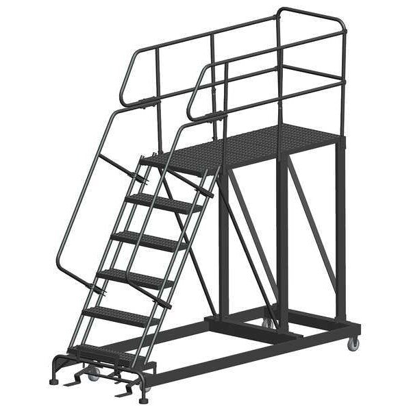 Roll Work Platform, Steel, Single, 60 In.H