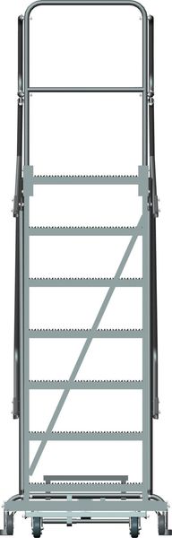 Roll Work Platform, Steel, Single, 70 In.H