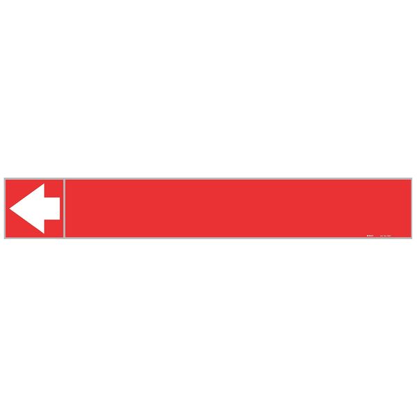 Pipe Marker, Blank, 2 In.H, 73947