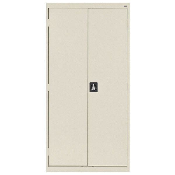 20/22 ga. ga. Steel Storage Cabinet, 36 in W, 72 in H, Stationary