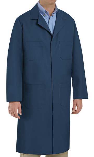 Shop Coat, No Insulation, Navy, L