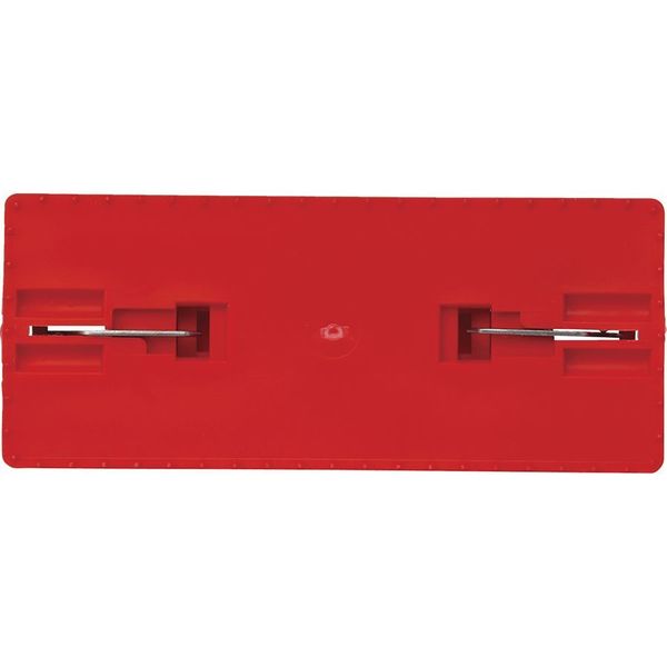 9 in Pad Holder, Red, Polypropylene