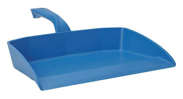Hand Held Dust Pan, Blue, Polypropylene