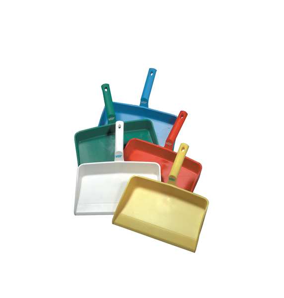 Hand Held Dust Pan, Yellow, Polypropylene
