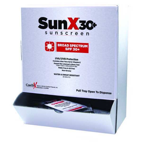 Sunscreen, Box, 1/4 oz., PK50