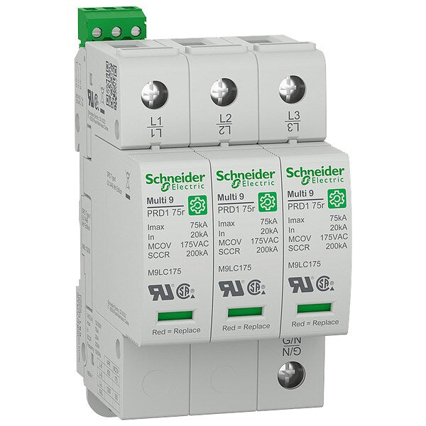 Surge Arrester, 120/208V AC, 4 Wires