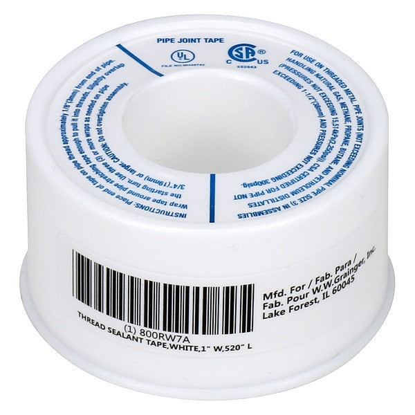 Thread Sealant Tape, White, 1