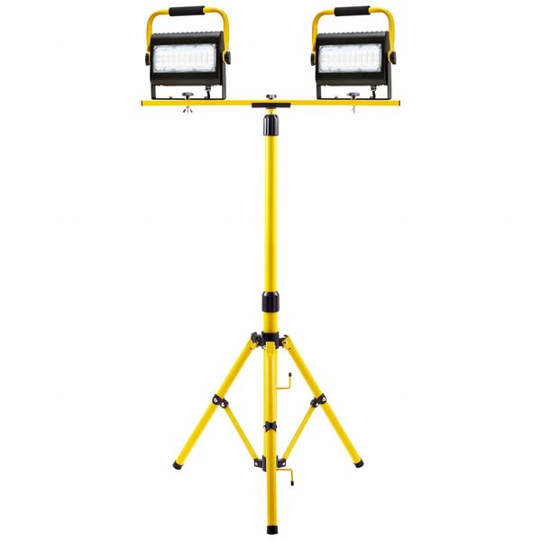 Dual Head Work Light, Corded, 10000lm, LED