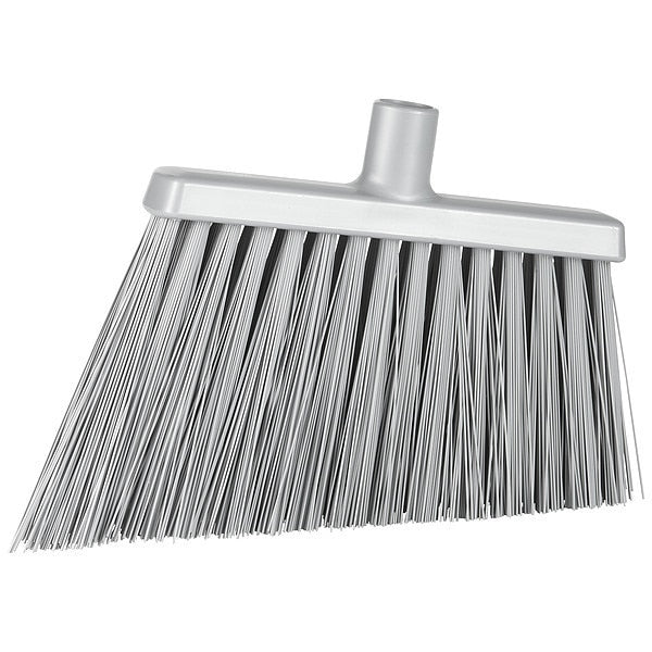 Broom Head, Stiff, Synthetic, Gray