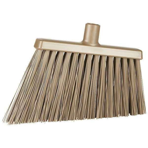 Broom Head, Stiff, Synthetic, Brown