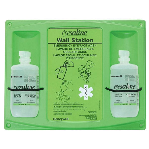 Eyewash Station, Polyethylene, 16 oz, PK4