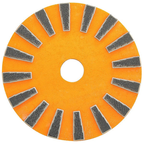Diamond Floor Brush, Orange Bristle, PK2