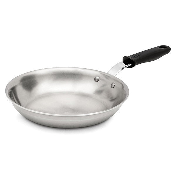 Fry Pan, 10 in Dia, SS, PK6