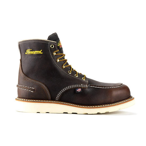 6-Inch Work Boot, D, 10 1/2, Brown, PR