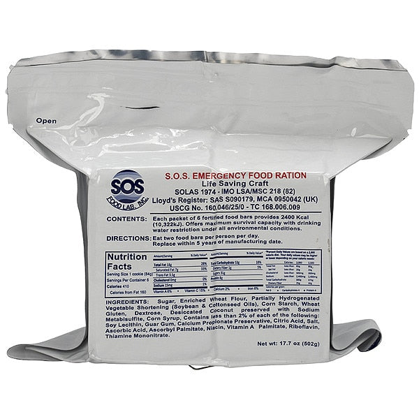 Emergency Food Ration Packet, 17.7 oz