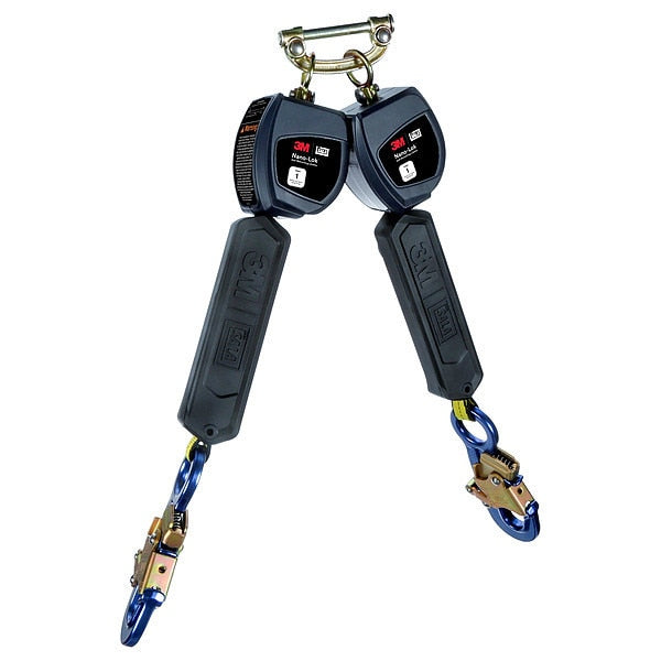 PersonalSelfRetractLifeline, 6 ft L, 2Legs