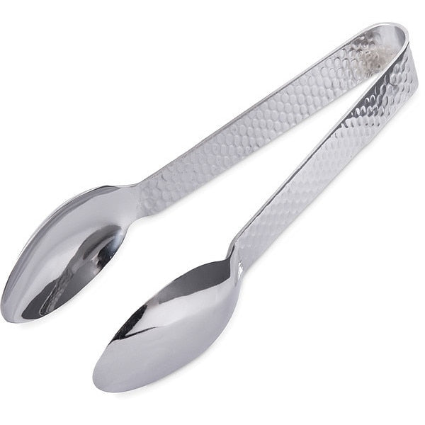 Serving Tongs, 7 in L, SS, Silver