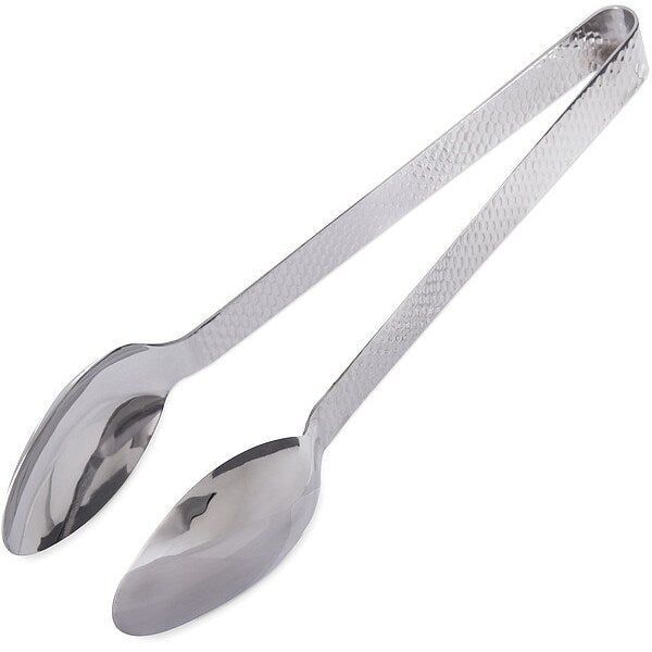 Serving Tongs, 12 in L, SS, Silver