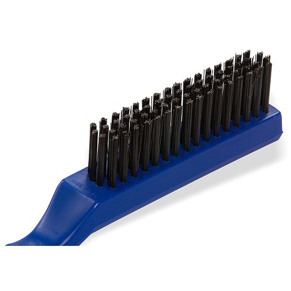 Scratch Brush, 11 1/2 in L, Plastic Handle