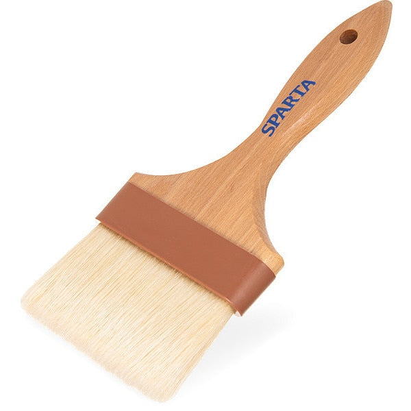 Basting Brush, 9 1/4 in L, Wood Handle