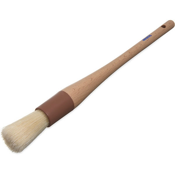 Basting Brush, 11 3/4 in L, Wood Handle
